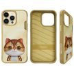 Nimmy Case iPhone 15 Pro Max 6.7" Big Eyed Pet 2.0 Cat tok, khaki