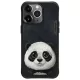 Nimmy Case iPhone 15 Pro 6.1" Big Eyed Pet 2.0 Panda tok, fekete
