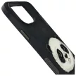 Nimmy Case iPhone 15 Pro 6.1" Big Eyed Pet 2.0 Panda tok, fekete