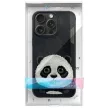 Nimmy Case iPhone 15 Pro 6.1" Big Eyed Pet 2.0 Panda tok, fekete