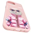 Nimmy Case iPhone 15 6.1" Cool&Cute 2.0 Cat tok, rózsaszín