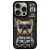 Nimmy Case iPhone 15 Pro Max 6.7" Cool&Cute 2.0 Dog tok, fekete