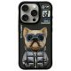 Nimmy Case iPhone 15 Pro Max 6.7" Cool&Cute 2.0 Dog tok, fekete