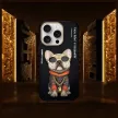 Nimmy Case iPhone 16 Pro 6.3" Glasses Cool Dog tok, fekete
