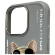 Nimmy Case iPhone 16 Pro 6.3" Glasses Cool Dog tok, szürke