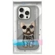 Nimmy Case iPhone 16 Pro 6.3" Glasses Cool Dog tok, szürke