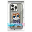 Nimmy Case iPhone 16 Pro Max 6.9" Glasses Cool Cat tok, szürke