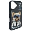 Nimmy Case iPhone 16 6.1" Cool&Cute 2.0 Dog tok, fekete