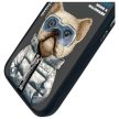 Nimmy Case iPhone 16 6.1" Cool&Cute 2.0 Dog tok, fekete