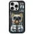 Nimmy Case iPhone 16 Pro 6.3" Cool&Cute 2.0 Dog tok, fekete