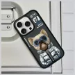 Nimmy Case iPhone 16 Pro Max 6.9" Cool&Cute 2.0 Dog tok, fekete
