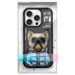 Nimmy Case iPhone 16 Pro Max 6.9" Cool&Cute 2.0 Dog tok, fekete