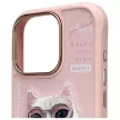 Nimmy Case iPhone 16 Pro 6.3" Cool&Cute 2.0 Cat tok, rózsaszín