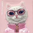 Nimmy Case iPhone 16 Pro 6.3" Cool&Cute 2.0 Cat tok, rózsaszín