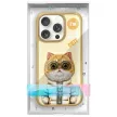 Nimmy Case iPhone 16 Pro 6.3" khaki Cool&Cute 2.0 Cat tok, bézs