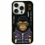 Nimmy Case iPhone 16 Pro 6.3" Cool&Cute 2.0 Monkey tok, fekete