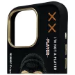 Nimmy Case iPhone 16 Pro Max 6.9" Cool&Cute 2.0 Monkey tok, fekete