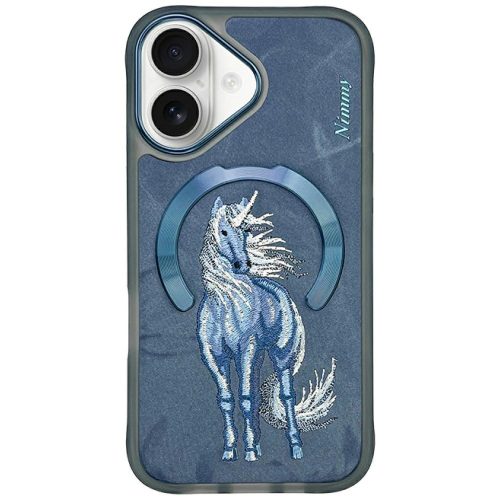 Nimmy Magnetic Fantasy Animal  MagSafe iPhone 16 tok, kék