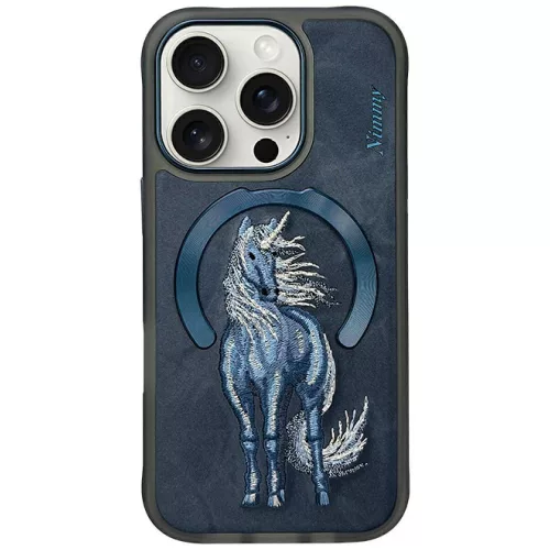 Nimmy Magnetic Fantasy Animal  MagSafe iPhone 16 Pro Max tok, kék