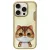 Nimmy Case iPhone 16 Pro 6.3" Big Eyed Pet 2.0 Cat tok, bézs