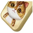 Nimmy Case iPhone 16 Pro Max 6.9" Big Eyed Pet 2.0 Cat tok, bézs