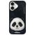 Nimmy Case iPhone 16 6.1" Big Eyed Pet 2.0 Panda tok, fekete