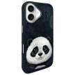 Nimmy Case iPhone 16 6.1" Big Eyed Pet 2.0 Panda tok, fekete