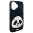 Nimmy Case iPhone 16 6.1" Big Eyed Pet 2.0 Panda tok, fekete