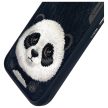 Nimmy Case iPhone 16 6.1" Big Eyed Pet 2.0 Panda tok, fekete