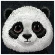 Nimmy Case iPhone 16 Pro 6.3" Big Eyed Pet 2.0 Panda tok, fekete