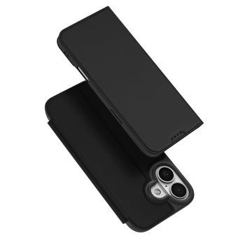   Dux Ducis Skin Pro iPhone 17 Case Flip and Card Slot tok, fekete