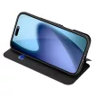 Dux Ducis Skin Pro Case iPhone 17 Pro Flip and Card Slot tok, fekete