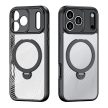 Dux Ducis Aimo Mag Case Magnetic Ring and Stand iPhone 17 Pro Max tok, fekete
