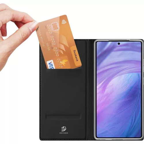 DUX DUCIS wallet case SKIN PRO Samsung Galaxy S25 Ultra tok, fekete