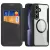 DUX DUCIS wallet case SKIN X PRO compatible with MagSafe Samsung Galaxy S25 tok, fekete