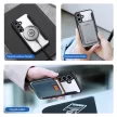 DUX DUCIS wallet case SKIN X PRO compatible with MagSafe Samsung Galaxy S25 tok, fekete