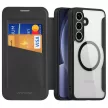 DUX DUCIS wallet case SKIN X PRO compatible with MagSafe Samsung Galaxy S25 Plus tok, fekete