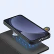 Dux Ducis Lawa Leather Case Samsung Galaxy S25 Plus with Detachable Magnetic Wallet tok, fekete