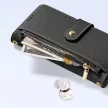 Dux Ducis Lawa Leather Case Samsung Galaxy S25 Ultra with Detachable Magnetic Wallet tok, fekete