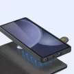 Dux Ducis Lawa Leather Case Samsung Galaxy S25 Ultra with Detachable Magnetic Wallet tok, fekete