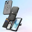 Dux Ducis Lawa Leather Case iPhone 15 tok, fekete