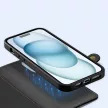 Dux Ducis Lawa Leather Case iPhone 15 tok, fekete