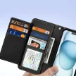 Dux Ducis Lawa Leather Case iPhone 15 tok, fekete