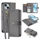 Dux Ducis Lawa Leather Case iPhone 15 tok, szürke