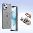 Dux Ducis Lawa Leather Case iPhone 15 tok, szürke