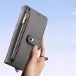 Dux Ducis Lawa Leather Case iPhone 15 tok, szürke