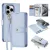 Dux Ducis Lawa Leather Case iPhone 15 tok, kék