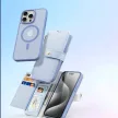 Dux Ducis Lawa Leather Case iPhone 15 tok, kék