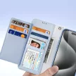 Dux Ducis Lawa Leather Case iPhone 15 tok, kék