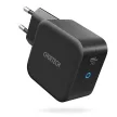 Choetech GaN USB Type C hálózati töltő 61W Power Delivery, fekete (Q6006)